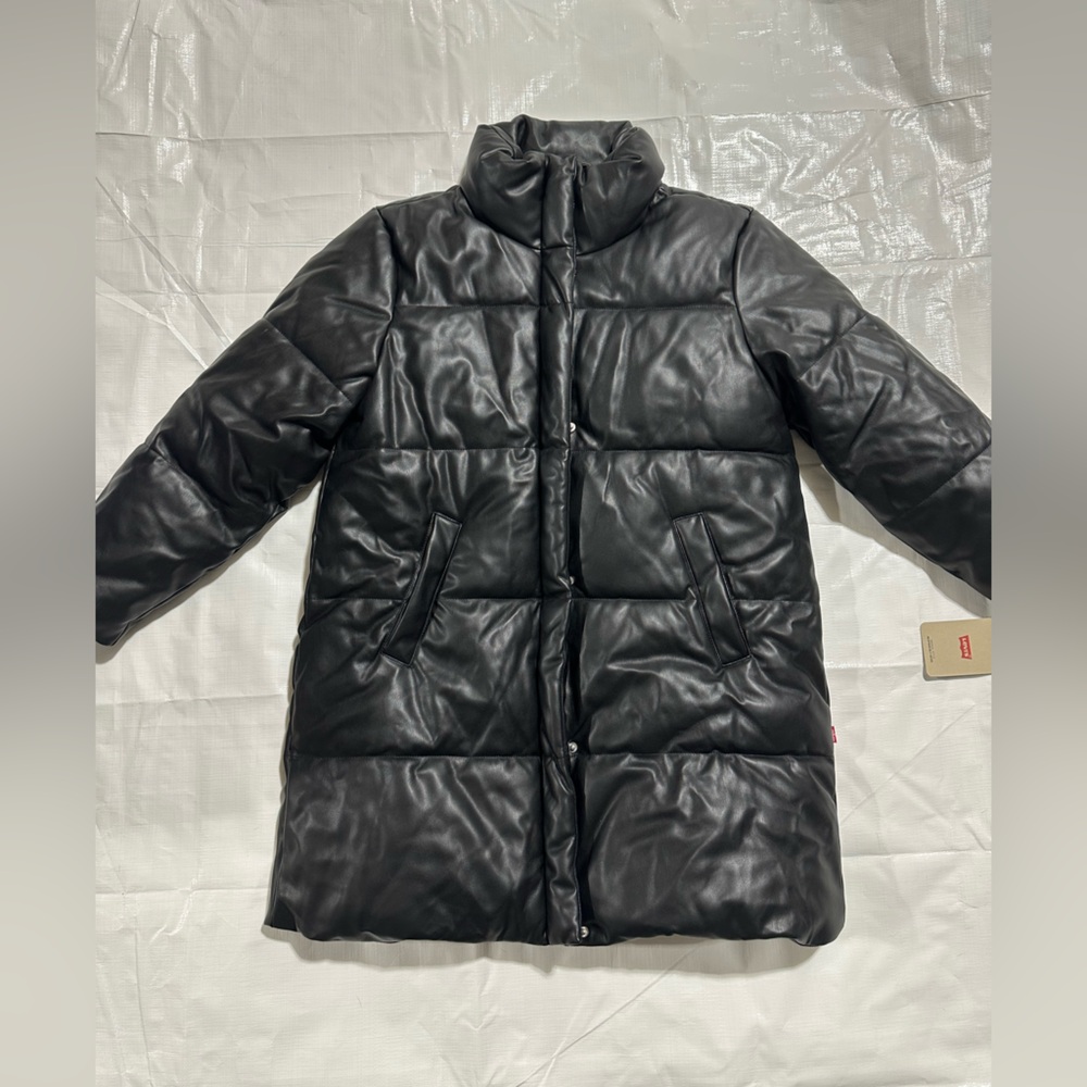Levi's Black Puffer Coat